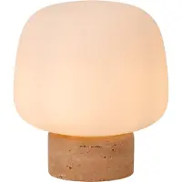 Lucide Japandi-Tischlampe Anston Opal