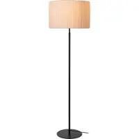 Lucide FOLD – Stehlampe – Ø 45 cm – 1xE27 – Weiß – Japandi
