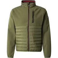 s.Oliver Outdoorjacke , Herren, Gr. L, grün (dk grün), Web, Obermaterial: 100% Polyester, unifarben, regular fit normal, ohne Ausschnitt, elastischer Bund, Jacken Outdoorjacke, mit Logo Stickerei