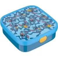 Mepal Stitch Brotdose groß mit Bento-Einsatz und Gabel Campus - Vesperdose - Einschulung