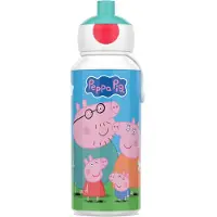 Mepal Trinkflasche "Pop-Up Trinkflasche Campus (2025) 400 ml", bunt (peppa pig), 400ml, Trinkflaschen, Trinkflasche