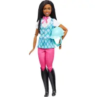 Barbie Mysteries: Das geheimnisvolle Pferdeabenteuer“ Brooklyn“ Puppe mit Reitkleidung und Zubehör, Modepuppe, Weiblich, 3 Jahr(e), Mädchen, 305 mm, 134 g