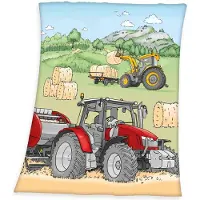 Baby Best Traktor Fleecedecke