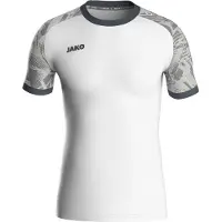 Jako Iconic Trikot Kurzarm Kinder - Weiß / Soft Grey