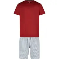 Phil&Co. Pyjama Shorty in rot-streifen | Gr.: XL
