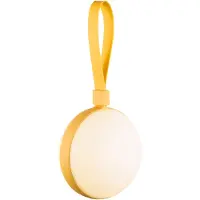 Nordlux Schlanke Tischleuchte Bring To-Go gelb Ø 12cm