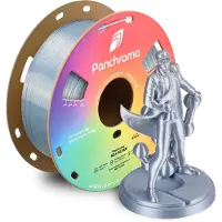 Polymaker Panchroma Silk PLA Filament, 1,75mm, 1kg - Farbton: Silk Silver