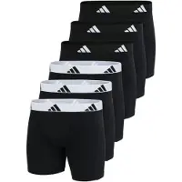 Adidas Herren Boxershorts, 6er Pack - Boxer Briefs, Active Flex Cotton, Logo