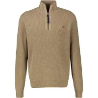 Lerros Strickpullover mit Troyer-Reißverschluss, Stehkragen
