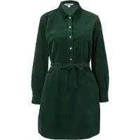 ONLY Cordkleid "ONLNESSA L/S CORD DRESS CC PNT", Damen, Gr. M, N-Gr, pineneedle, Obermaterial: 100% Baumwolle, unifarben, regular fit, Kleider Cordkleid