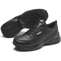 Puma Sneaker "CILIA MODE", Damen, Gr. 39, Textil, schwarz (schwarz, silber), Synthetik, Schuhe Sneaker, für Alltag, mit SOFTFOAM+ Einlegesohle
