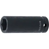 Bgs Kraft-Steckschlüssel-Einsatz Sechskant, tief Antrieb Innenvierkant 12,5 mm (1/2") SW 18 mm