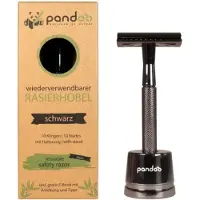 Pandoo Metall-Rasierapparat, Schwarz
