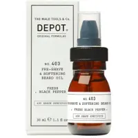 Depot Haaröl No. 403 Pre-Shave & Softening Beard Oil Fresh Black Pepper 30 ml