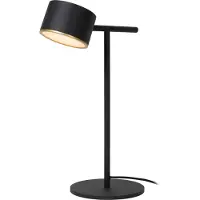 Lucide GIAN – Tischlampe – LED, dimmbar – 1x9 W, 2700 K – Schwarz