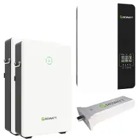 Growatt SPF3500 ES 5kW Off-Grid Wechselrichter mit 13 kWh Batteriespeicher-Set