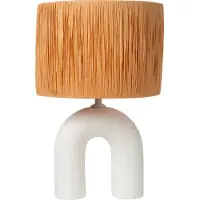 Lucide Tischlampe Ronda Weiß