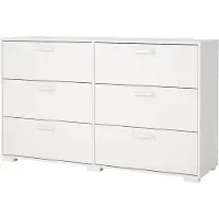 Ebuy24 Sofia Kommode 6 Schubladen weiß.