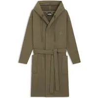 BOSS Bademantel aus Baumwoll-Jersey mit Kapuze und Double-B-Monogramm Grösse M