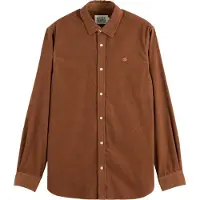 Scotch & Soda Regular Fit Corduroy Langarmhemd