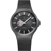 Glock GW-13-1-24 Herrenuhr Automatik mit Meshband Anthrazit