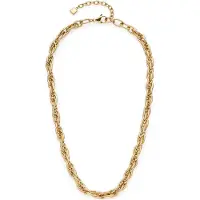 Leonardo 025378 Damen-Halskette Sina Goldfarben 45 cm