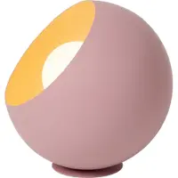 Lucide Tischlampe Doredos Ø 20cm pink