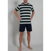 Götzburg Shorty 2 tlg. Kurzarm, Rundhalsausschnitt, kurze Hose, Baumwolle