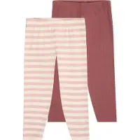 Minymo Leggings - 2er-Pack - Violettes Ice - - 50 - Leggings