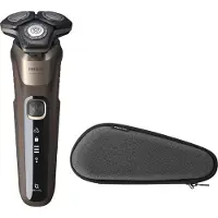 Philips SHAVER Series 5000 S5589/30 Elektrischer Nass- und Trockenrasierer, Rotationstrasierer, Braun, SteelPrecision blades, LED, SH71, 2 Jahr(e)