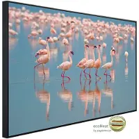Papermoon Infrarotheizung »EcoHeat - Flamingos«, Matt-Effekt - bunt