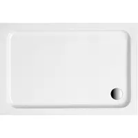 OTTOFOND Duschwanne Imola 80 x 120 x 6 cm weiß glänzend glatt 872501