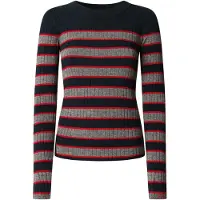 Pepe Jeans für Damen. PL7000006 Clarisse Pullover navy (M), Lässig, Viskose, Marine