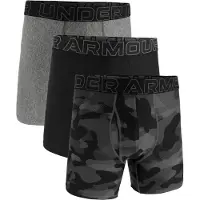 Under Armour Boxershorts M UA Perf Tech Nov 6in - 3pk 1383879-001 | Größe: XXL