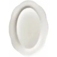 Serax Tiefer Teller High Oval L White Silhouette 30 cm