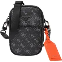 GUESS Milano Micro Umhängetasche Schwarz Mann Schwarz One Size