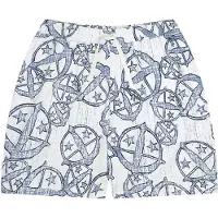 Schiesser Pyjamashorts "150 Years" seitliche Taschen, Allover-Druck, Baumwolle