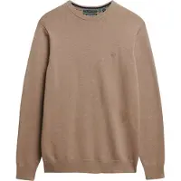 Superdry für Herren. M6110691A Pullover Essentials beige (3XL), Lässig, Baumwolle