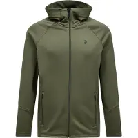 Peak Performance Sweatjacke Rider Essentials Midlayer Zip Hood Herren Pine Needle Pine Needle-S