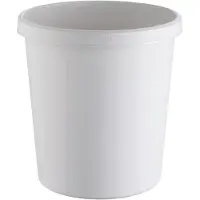 Helit H6105882, 18 l, Rund, Kunststoff, Grau, 31,5 cm, 335 mm