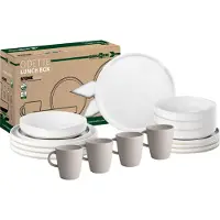 Brunner Lunch Box Geschirrset 16 teilig 4 Personen Ausführung Odette