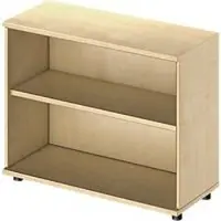 Schäfer Shop Regal TETRIS WOOD, 2 OH, Höhe inkl. Gleiter, B 1000 mm, Ahorn-Dekor