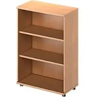 Schäfer Shop Regal TETRIS WOOD, 3 OH, Höhe inkl. Gleiter, B 800 mm, Buche-Dekor