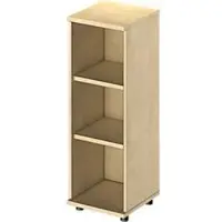 Schäfer Shop Regal TETRIS WOOD, 3 OH, Höhe inkl. Gleiter, B 400 mm, Ahorn-Dekor
