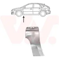 VAN WEZEL 1863155 Kotflügel Vorne Links Unten für FORD Focus II Schrägheck (DA, HCP, DP) Focus II Kombi (DA, FFS, DS) FOCUS II Cabriolet
