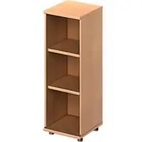 Schäfer Shop Regal TETRIS WOOD, 3 OH, Höhe inkl. Gleiter, B 400 mm, Buche-Dekor