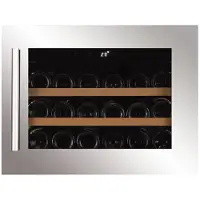 Dunavox Einbau Weinkühler Soul-18 - Höhe 45,5cm - 18 Flaschen - Edelstahl - DAVS-18.46SS