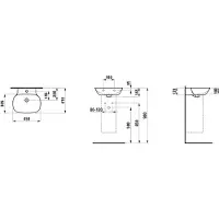 Laufen H8153017581121 Hwb Ino 450X410X145