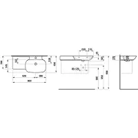 Laufen H8133017161091 Wt Ino 450X900X145