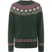 Kari Traa Sundve Knit, Pullover, Damen, dunkelgrün